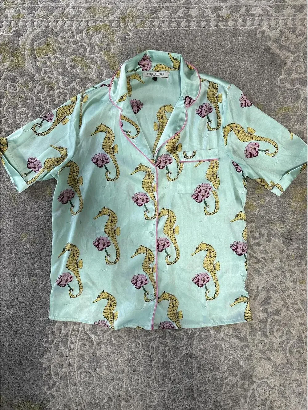 The nibs glam silky matching pj set